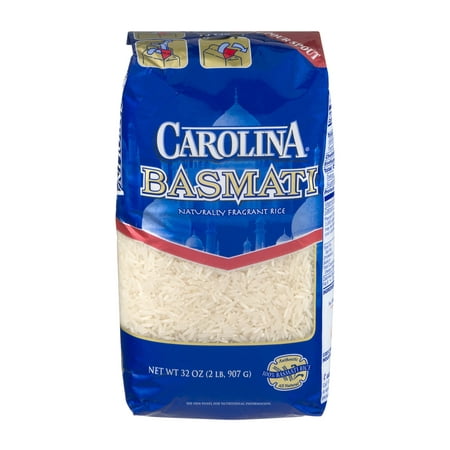Carolina Basmati Rice, 2-Pound Bag (Best Way To Make Basmati Rice)