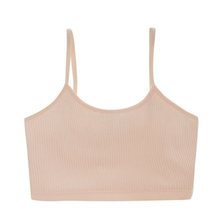 

YWDJ Bras for Girls 10-12 Kids Girls Underwear Cotton Bra Vest Children Underclothes Sport Undies Clothes Pink M