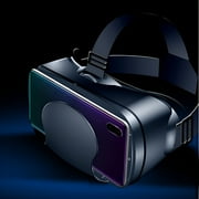 GJX VR Headset with Remote Controller, HD 3D VR Glasses Virtual Reality Headset for VR Games & 3D Movies, VR Headset for iPhone/Android phone Compatible 5-7 inch