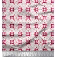 thumbnail image 1 of Soimoi Poly Georgette Fabric Check Tie-Dye Print Fabric by Yard 52 Inch Wide, 1 of 3