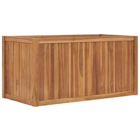 Aibecy Raised Bed 39.4 x19.7 x19.7  Solid Wood Teak