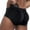 Black, variant on Srogem Men Padded Underwear Briefs Boxers Butt Booster Hip Enhancer 4 Detachable Pads Shapewear Pant Fake Hip