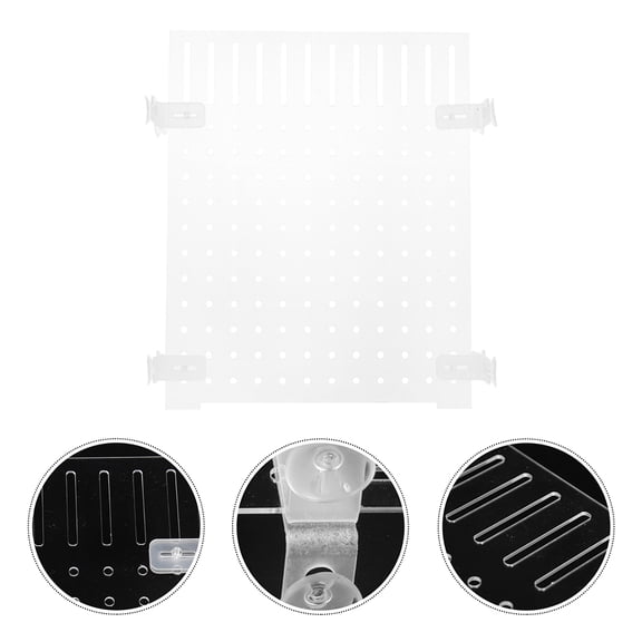 Luxshiny Acrylic Aquarium Divider Panel for Fish Tank Isolation and Cleaner Aquarium Habitat