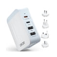 thumbnail image 1 of LENCENT 45W Cargador de Pared, Adaptador de Corriente con 2 Carga Rápida PD USB-C + 2 USB-A, Cargado, 1 of 7