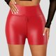 thumbnail image 1 of WILLBEST Pantalones Casuales para Mujer, Leggings, Cintura Elástica, Cuero Sintético, Cremallera, Entrepierna Abierta, Pantalones Cortos elegantes para Mayor Comodidad Extra Grande, 1 of 7