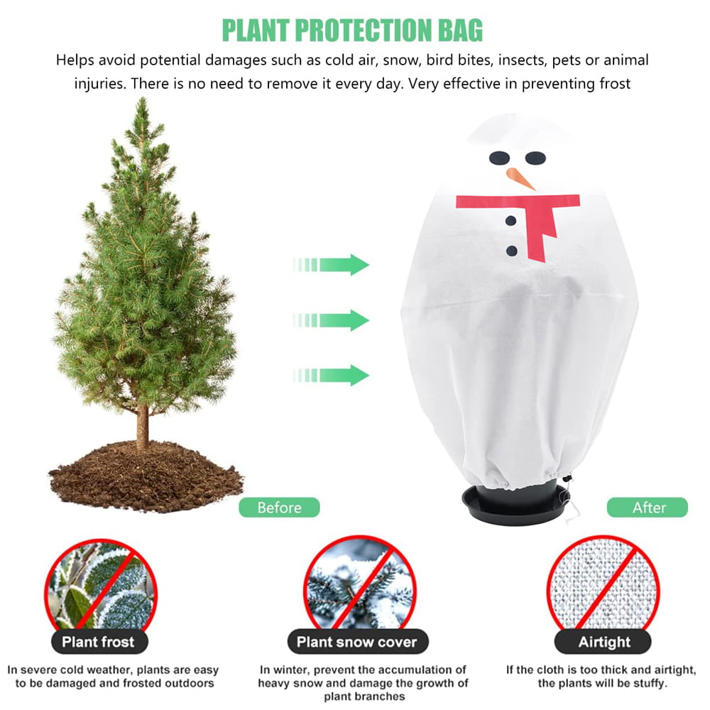 Details about   Plant Cover Tree Shrub Plant Protecting Bag Frost Protection Yard Garden Winter 