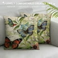 thumbnail image 3 of Creowell Farmhouse Pillow Covers Spring Summer Throw Pillow Covers Flower Butterfly Bird Decorative Pillowcases for Sofa Couch Living Room Outdoor, 3 of 5