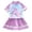r-906Purple1453, variant on HAYIMI Swimwear Girls Swimsuit Short Sleeved Dress Style Swimsuit For Toddlers Children Sun Hot Swimsuit Cartoon Cozy Summer Kids Beach Bathing Suit
