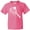 Neon Pink, variant on Swinging Tennis Racket Youth T-Shirt