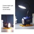 thumbnail image 4 of Konghyp Small Airplane Table Lamp, Exclusive Look, Cute Night Light For Kids Bedroom, Eye-Caring Led Portable Reading Lamp For Child, Unique Gift (Aeroplane Desk Lamp), 4 of 6