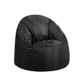 thumbnail image 3 of Urban Shop Structured Round Bean Bag Chair, Black, 3 of 3