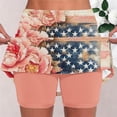 thumbnail image 6 of Gamivast 4Th Of July Skort for Women High Waisted Athletic Skirt with Shorts Tummy Control Flag Graphic Tennis Golf Skirt Stretchy Workout Running Skort with Inner Shorts, 6 of 6