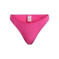 thumbnail image 2 of No Boundaries High Leg Mid Rise Cheeky Bikini Bottom, Sizes XXS-XL, 2 of 5