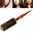 thumbnail image 1 of Cepillo de pelo redondo con cerdas de jabalí, cepillo para rizar el cabello profesional de salón grande, ideal para cabello grueso, largo y rizado, agregar volumen y brillo(#12) Ecomeon  no, 1 of 4