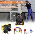 thumbnail image 4 of Sistema de llenado de refrigerante de aire acondicionado de indicadores duales Refrigeración ajustable a presión yeacher  Manómetro múltiple, 4 of 8