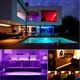 thumbnail image 3 of Tira de luces LED RGB Flexible Itzjana 2 M a Control Remoto para decoración de interiores, 3 of 7