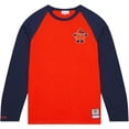thumbnail image 2 of Men's Mitchell & Ness Orange Syracuse Orange Legendary Slub Raglan Long Sleeve T-Shirt, 2 of 5