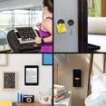 thumbnail image 3 of Pack of 2 Phone Magnet Wall Mounted, Large Size Magnetic Phone Attachment Sticker Universal Cellphone Wall Mount Compatible for Apple/Huawei/LG/Samsung Smartphones, 3 of 5