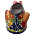 thumbnail image 4 of Talavera Frog Planter Mexican Pottery Folk Art Multicolor Animal Pot Vase Indoor Hand Painted Outdoor Handmade Home Decor 10.5" (Multi 13), 4 of 6