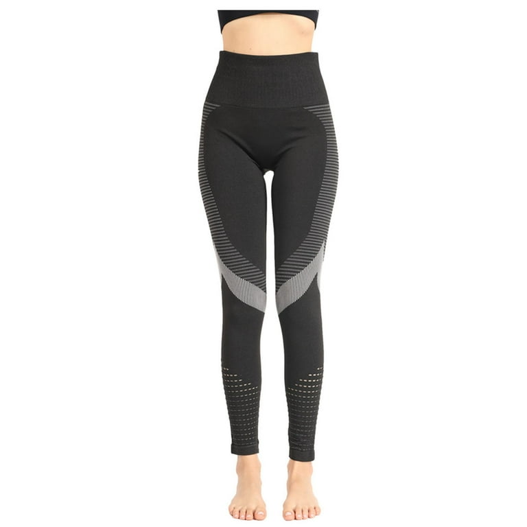 High Waisted Leggings for Women - Buttery Soft Tummy Control Printed Pants  for Workout Loose Yoga Long Pants