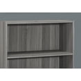 thumbnail image 3 of Monarch Specialties Bookshelf, Bookcase, 4 Tier, 36"h, Office, Bedroom, Laminate, Grey, Transitional, 3 of 5