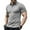 Gray, variant on WXLWZYWL Plus Size Polo Shirts for Men Clearance Short Sleeve Lapel Button Up Solid Color Summer Holiday Gym Athletic Comfy Dry Fit Moisture Stylish Casual Tee Shirt White M