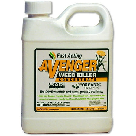 Avenger Organic Weed Killer 32-Ounce Concentrate