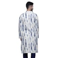 thumbnail image 5 of Atasi Printed Kurta For Men Mandarin Collar Cotton Poplin Casual Kurta Shirt, 5 of 7