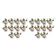thumbnail image 1 of Injueey 10 Uds arreglo de flores artificiales de plástico para boda-fácil de limpiar flores y plantas de imitación ecológicas flor falsa Núcleo morado 2Conjunto, 1 of 6