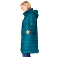 thumbnail image 3 of Woman Within Plus Size Long Packable Puffer Jacket, 3 of 6