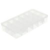 Unique Bargains Household Jewelry Craft Tools Plastic Adjustable Storage Divider Case Box Clear