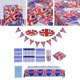thumbnail image 4 of Juego De Vajilla Desechable Con Diseño De Bandera Nacional, Juego De Vajilla De Papel, 4 of 9
