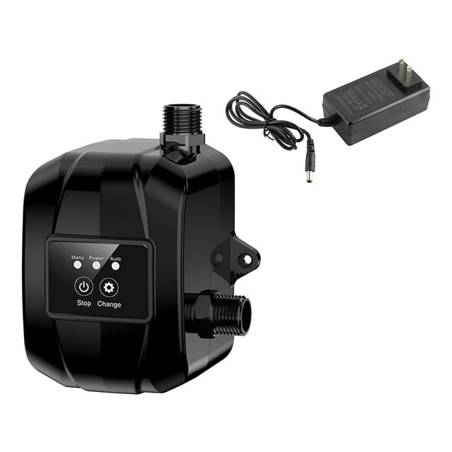 Bomba elevadora de presión de agua automática Bomba de agua sin escobillas Bomba presurizadora de agua Bomba elevadora de ducha automática para Negro