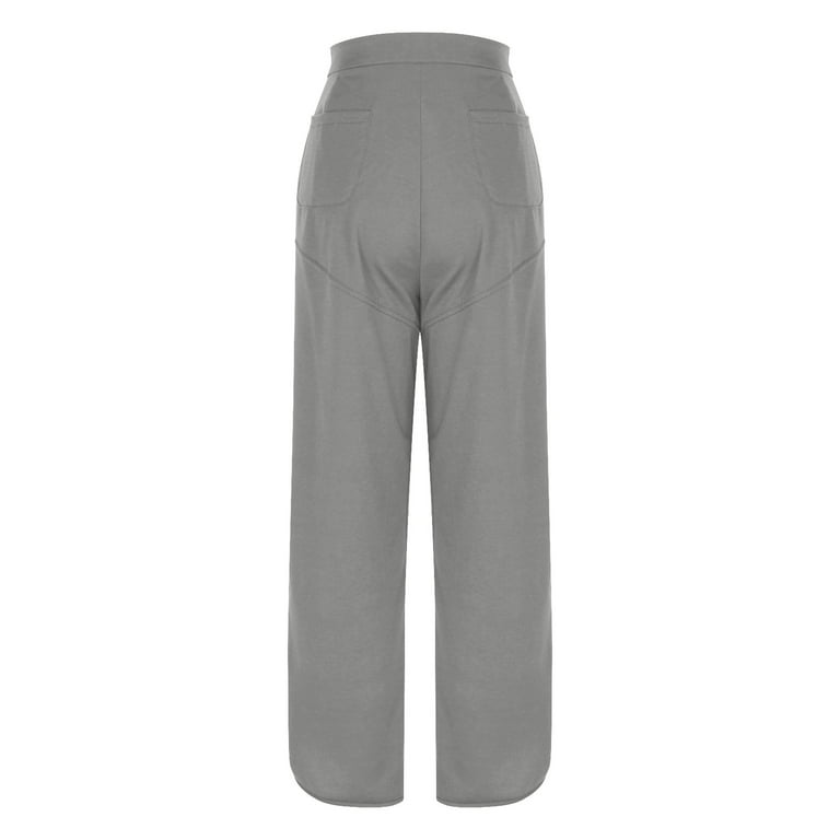 REALiKUN Women's Wide Leg Sweatpants Casual Baggy Mid Waist