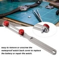 thumbnail image 4 of Watch Back Remover Tool, Wrench Type Watch Back Cover Opener, Adjustable Watch Back Case Opener Kit Stainless Steel 13 to 54mm for Battery Replacement, 4 of 8