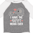 thumbnail image 4 of Inktastic Best Mema Ever Grandchild Boys or Girls Long Sleeve Baby Bodysuit, 4 of 5