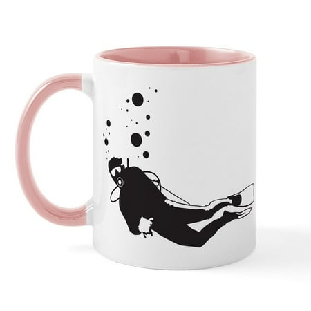 

CafePress - Scuba Diving Mug - 11 oz Ceramic Mug - Novelty Coffee Tea Cup