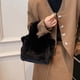 thumbnail image 5 of Bolsa de viaje de felpa moda Otoño Invierno de mano femenino portátil Simple para el trabajo Tmvgtek Para Estrenar, 5 of 7