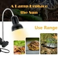 Desheus Reptile Light Stand with Timer Temperature Brightness