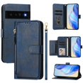 thumbnail image 3 of Funda para Google Pixel 6 Pro 5G Cartera de Mano con Cremallera y Correa Cruzada Desmontable, 3 of 5