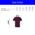 thumbnail image 2 of JERZEES Dri-Power Short Sleeve T-Shirt for Men, Rib Collar Casual Maroon Tee, 6 Pack, XL, 2 of 5