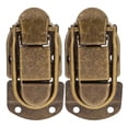 thumbnail image 5 of WEUVEB Vintage Style Coffee Zinc Alloy Box Latch Set, Secure and Stylish 2 Pieces for Decorative and Functional Use, 5 of 8