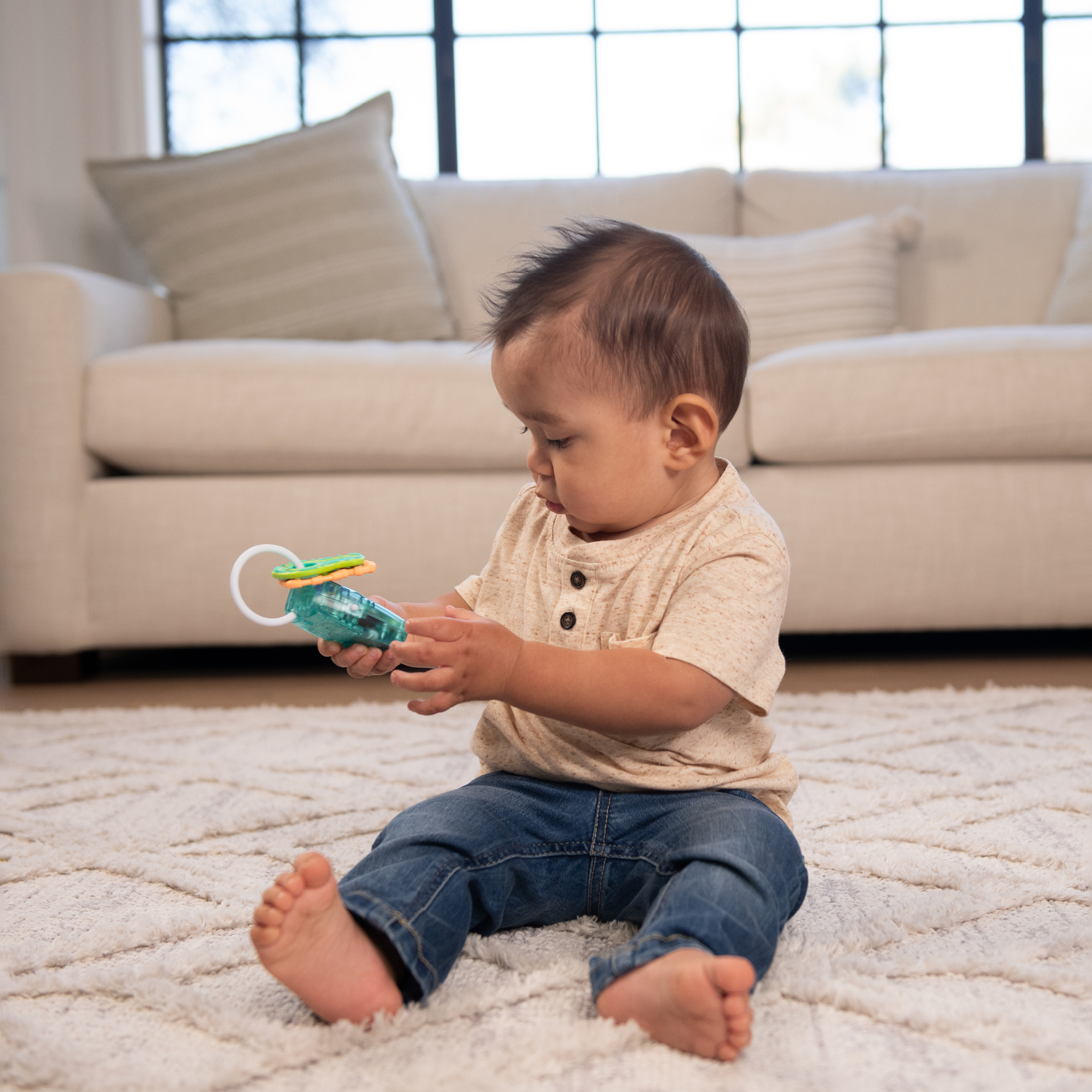 Infantino Music & Light Busy Keys Baby Teether photo 8