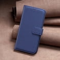 thumbnail image 4 of Nalacover Premium High Quality Wallet Case for Samsung A22 5G, Strong Magnetic Clasp Case with [RFID Blocking] Card Holder Kickstand Magnetic,Leather Flip Case for Samsung Galaxy A22 5G, Blue, 4 of 8