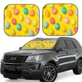 thumbnail image 1 of Vsdgher Easter eggs (2) Print Car Windshield Sun Shade, Reflective Sunshade Window Sunshade Sun Visor Protector Fit for Cars,Trucks,SUVs-Medium, 1 of 6