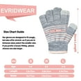 thumbnail image 3 of EvridWear Kids Warm Gloves with Touchscreen Fingers, Children Knit Gloves Boy Girl Fall Winter Cool Cold Weather 3 Pair (Pink Set M, 6-8Y), 3 of 9