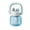 Blue, variant on 27 oz Polycarbonate Water Bottle with Dual Drinking Ports, Leak-Proof Direct Drink & Straw 2-in-1 Cup with Handle for Sports, Travel & Daily Use