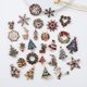 thumbnail image 1 of Broche de la serie de combinación navideña, insignia de Papá Noel, broche de ciervo, broche navideño, broche de marea de Año Nuevo, 1 of 5
