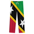 thumbnail image 4 of Flag Of Saint Kitts And Nevis Winter Female Pants Flannel High Waist Women Pants Lady Warm Straight Leg Plush Trousers, 4 of 7