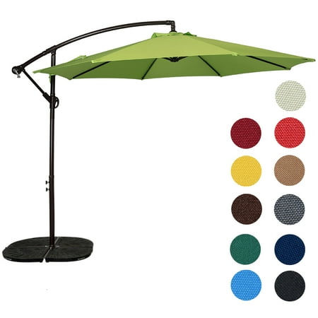 patio feet outdoor ribs offset sundale umbrella crank aluminum steel